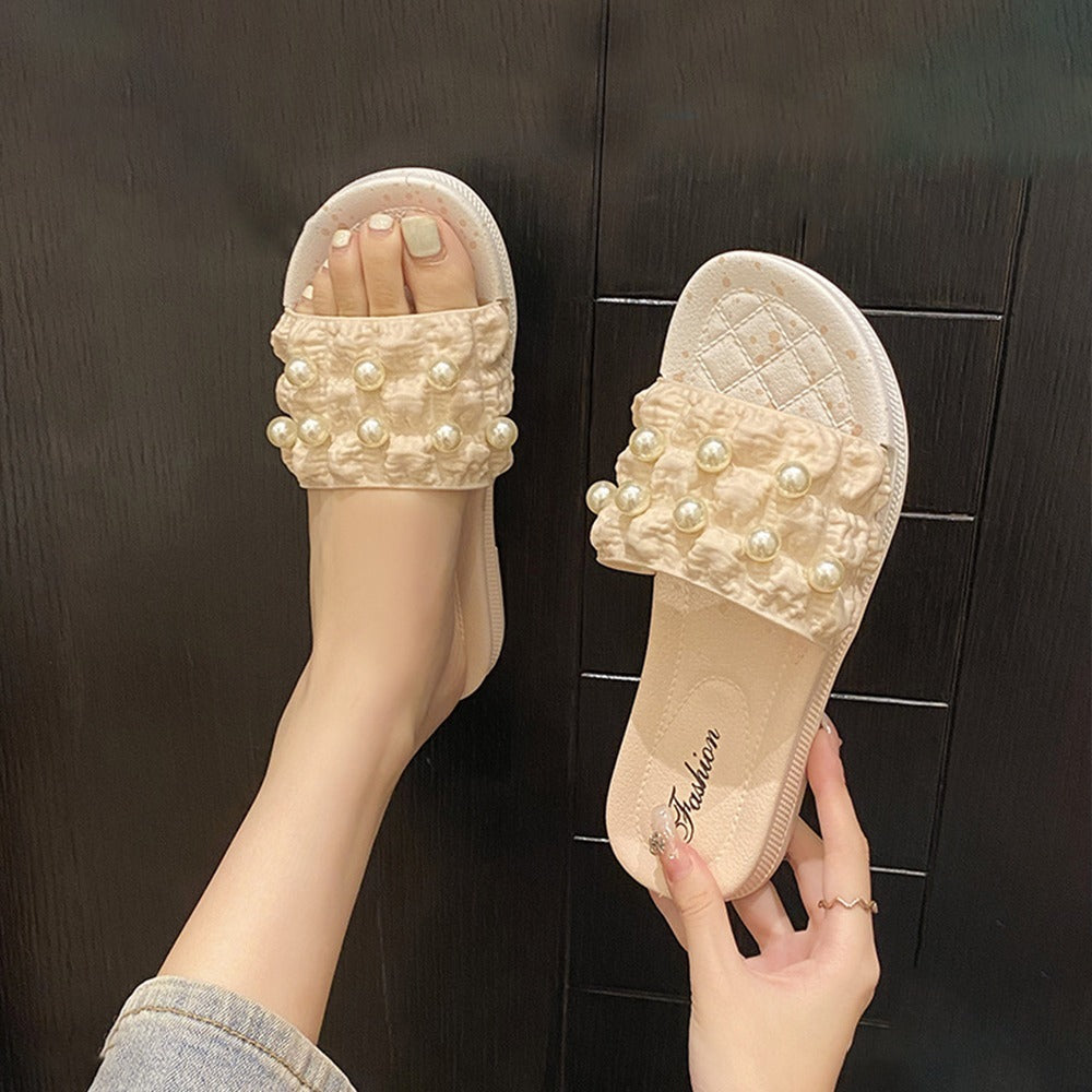 Slide Platform Fashion Flat Slip On Sandals for Women