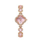 Leaf Petal Fashion Stainless Steel Wristwatch for Women