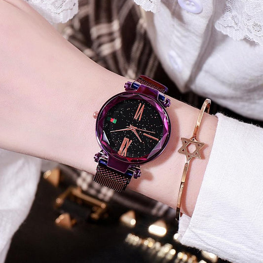 Classic Luxury Fashion Analogue Magnetic Watches for Women