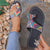 Open Toe Printed Fashion Flat - Summer Beach Slide Sandals for Women