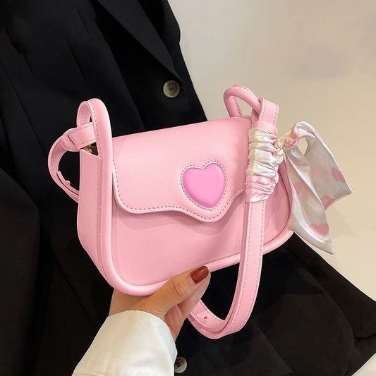 Love Pattern Mini Hand Shoulder Bag for Women