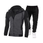 Long Sleeve Gym Sports Wear Long Sleeve Hoodies Jacket & Pants for Men