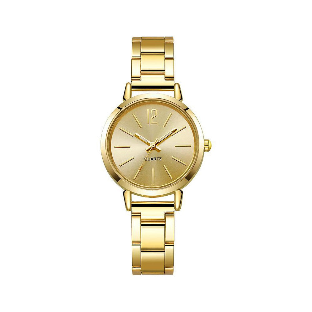 Golden Luxury Fashion Quarts Wristwatch for Women