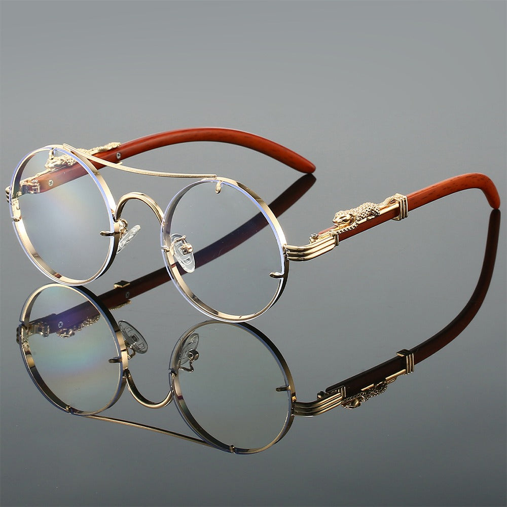 Round Double Beam Sunglasses for Men & Women