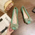 Polka Dot Round Toe Sandal Shoes for Women