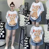 Cartoon Printed Fashion T-shirt for Women