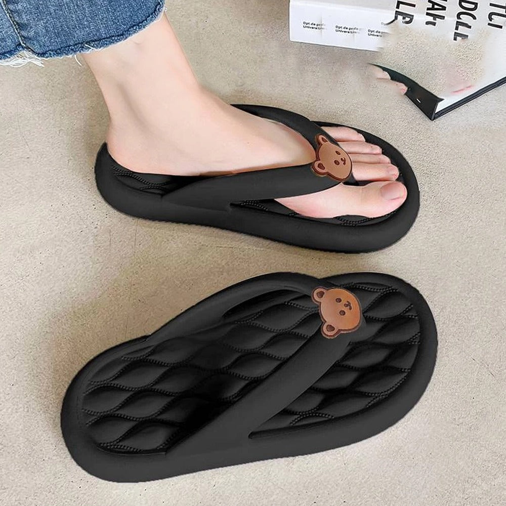 Cartoon Bear Indoor & Outdoor  Slipper Sandals for Women
