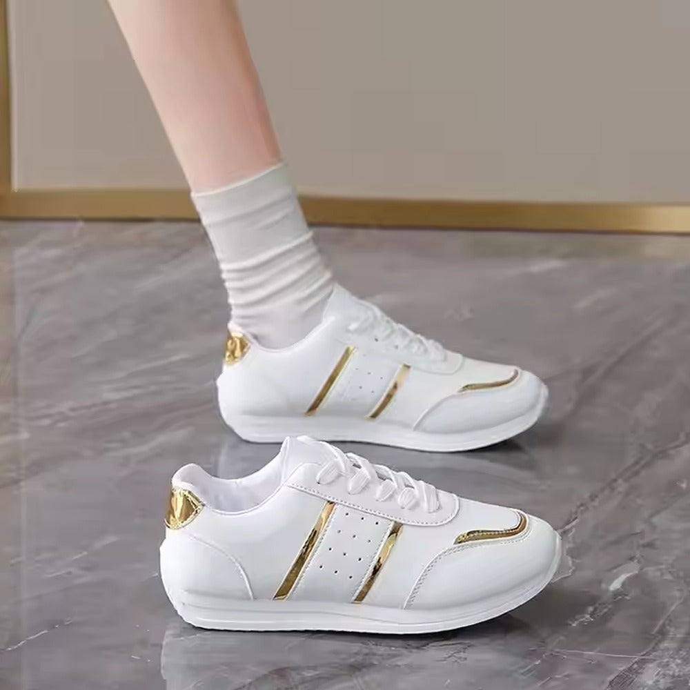 Sports Trainer Fashion Solid Color Sneakers for Women
