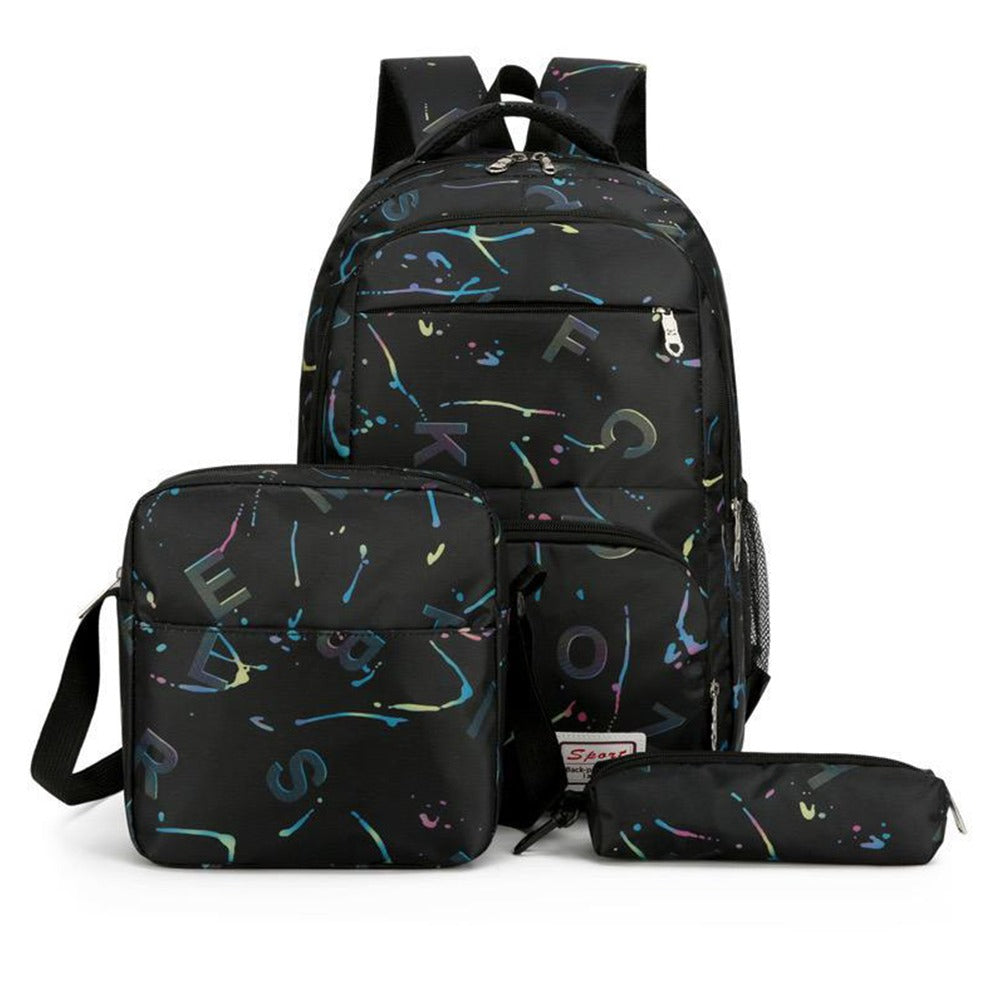 Graphics Printed Fashion Backpack Bag, Side Bag & Pouch for Girls