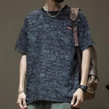 Vintage Fashion Typography Graphics Printed T-shirt for Men