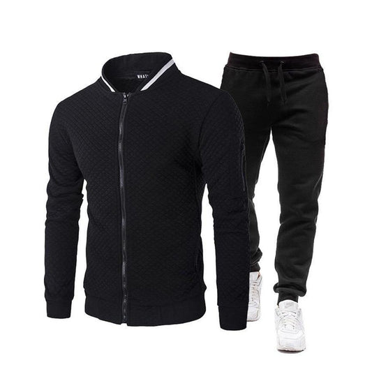 Zipper Solid Fashion Tracksuit Jogger Pant for Men