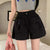 High Waist Fashion Double Pocket Shorts for Women
