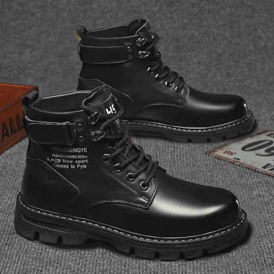 High Top Hiking Fashion Korean Boots for Men