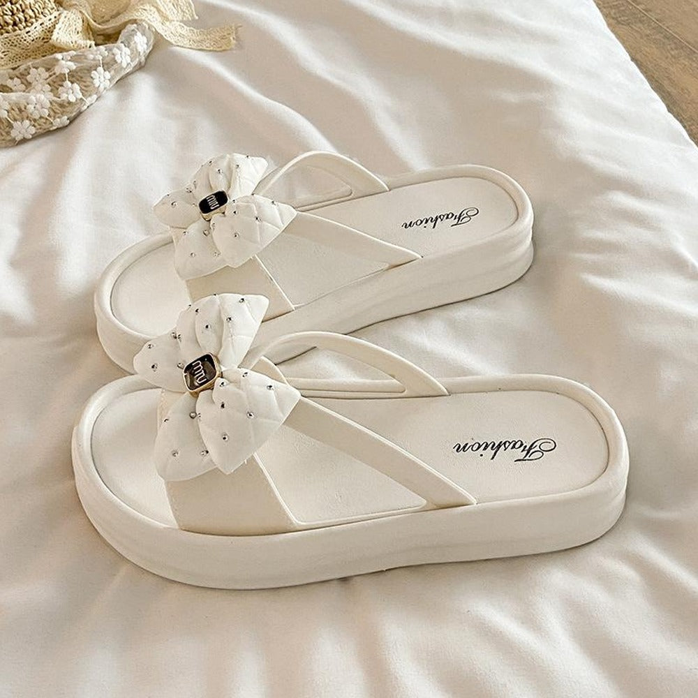 Open Toe Fashion Bow Fashion Sandals for Women