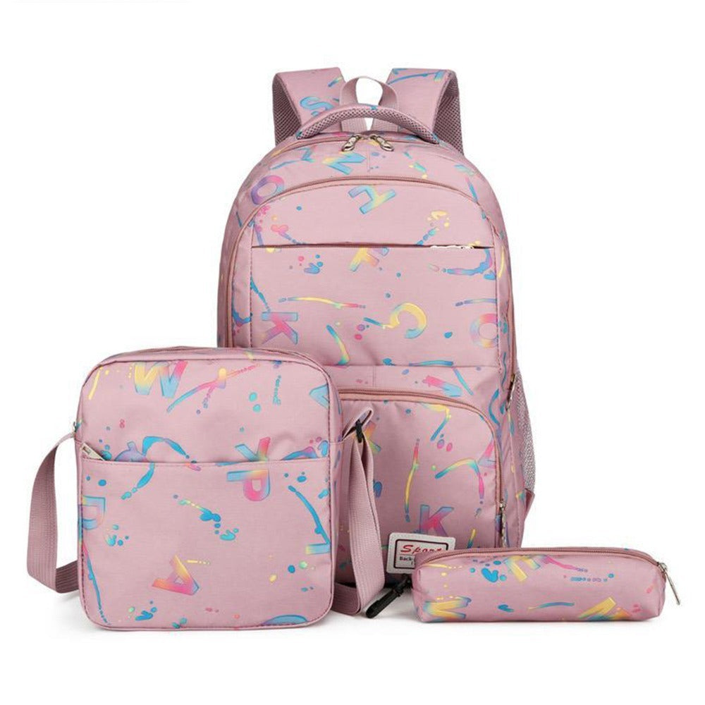 Graphics Printed Fashion Backpack Bag, Side Bag & Pouch for Girls