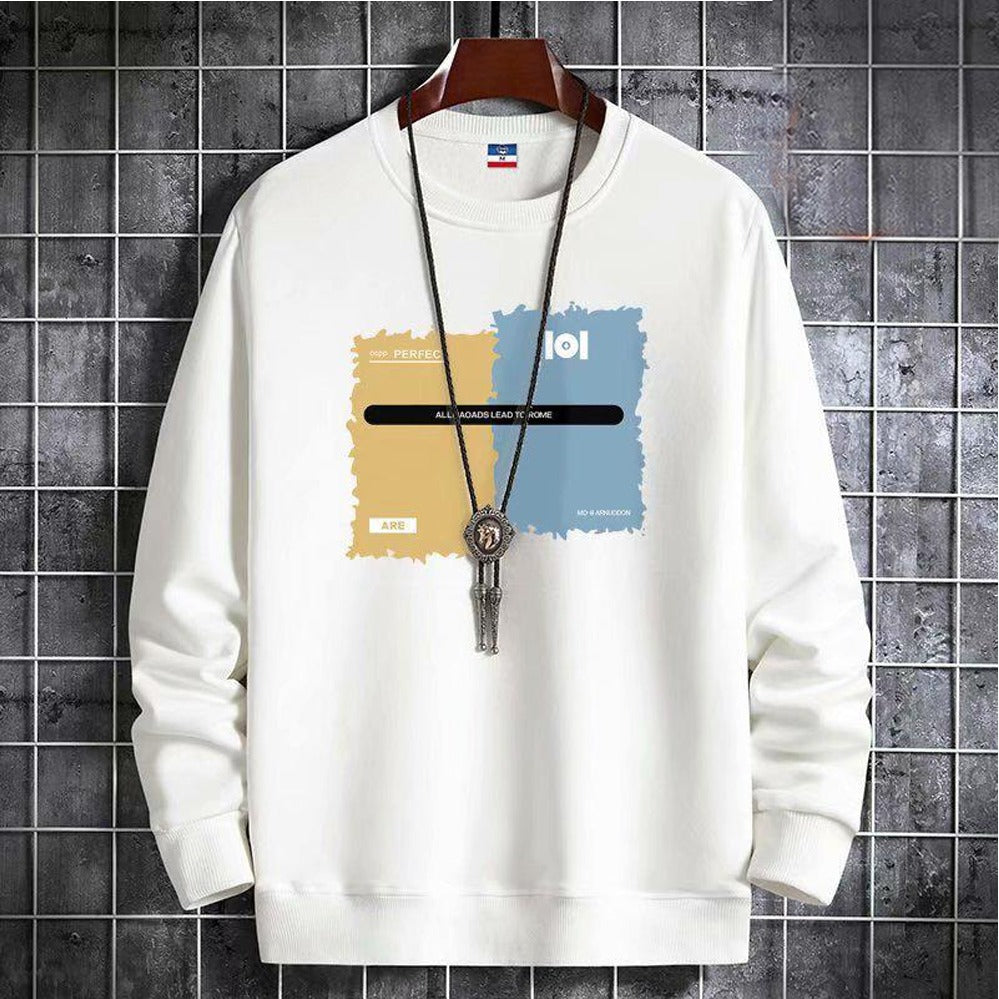 Printed Fashion Long Sleeve Pullover for Men