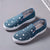 Printed Fashion Slip on Canvas Shoes for Women