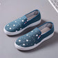 Printed Fashion Slip on Canvas Shoes for Women