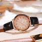 Leather Strap Stylish Analogue Wristwatch for Women