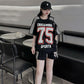 Printed Fashion Sports Fit T-shirt & Shorts for Women