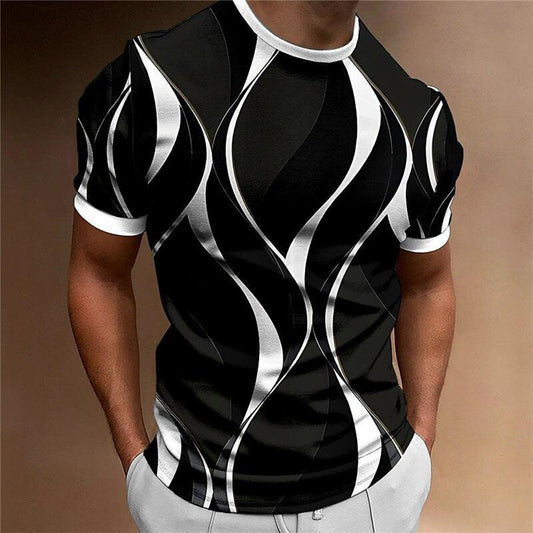 Printed Fashion Short Sleeve T-shirt for Men