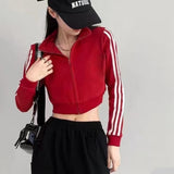 Full Sleeve Fashion Cropped Jacket for Women
