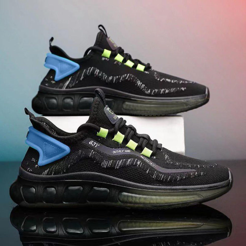 Long Running Mixed Color Lace Up Shoes for Men