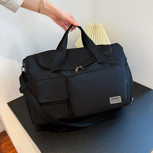 Duffel Solid Large Capacity Gym Travel Handbag