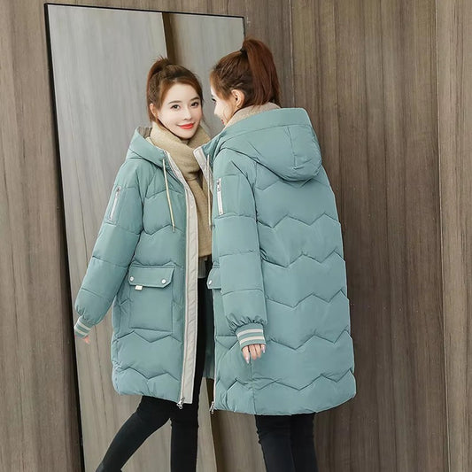 Latest Lightweight Water-Resistant Thicken Hooded Winter Jacket for Women
