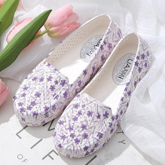 New Floral Printed Fashion Party Wear Loafer for Women