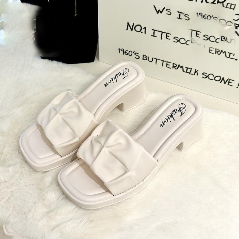 Casual Solid Light Heel Casual Sandals for Women