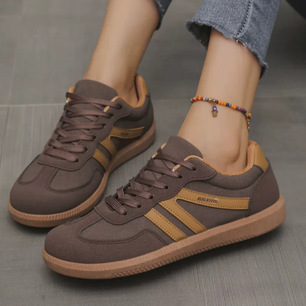 Autumn Fashion Lace Up Sneaker Shoes for Women