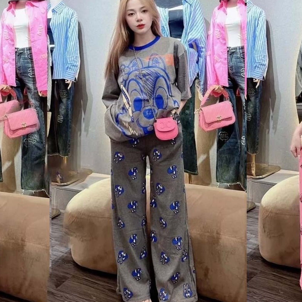Korean Fit Fashion Printed Night Suit for Women