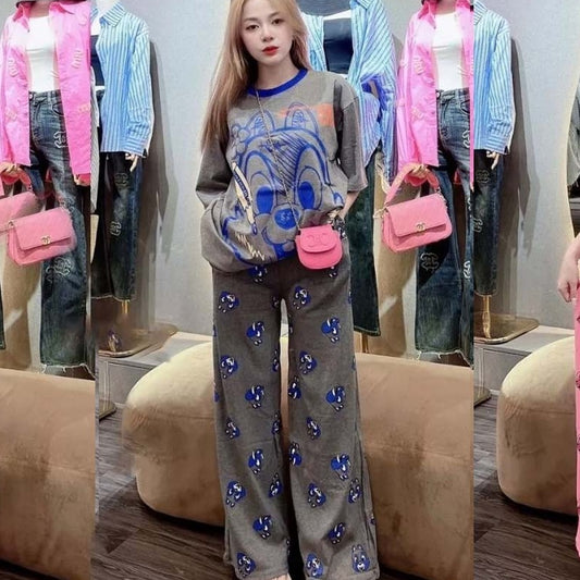 Korean Fit Fashion Printed Night Suit for Women