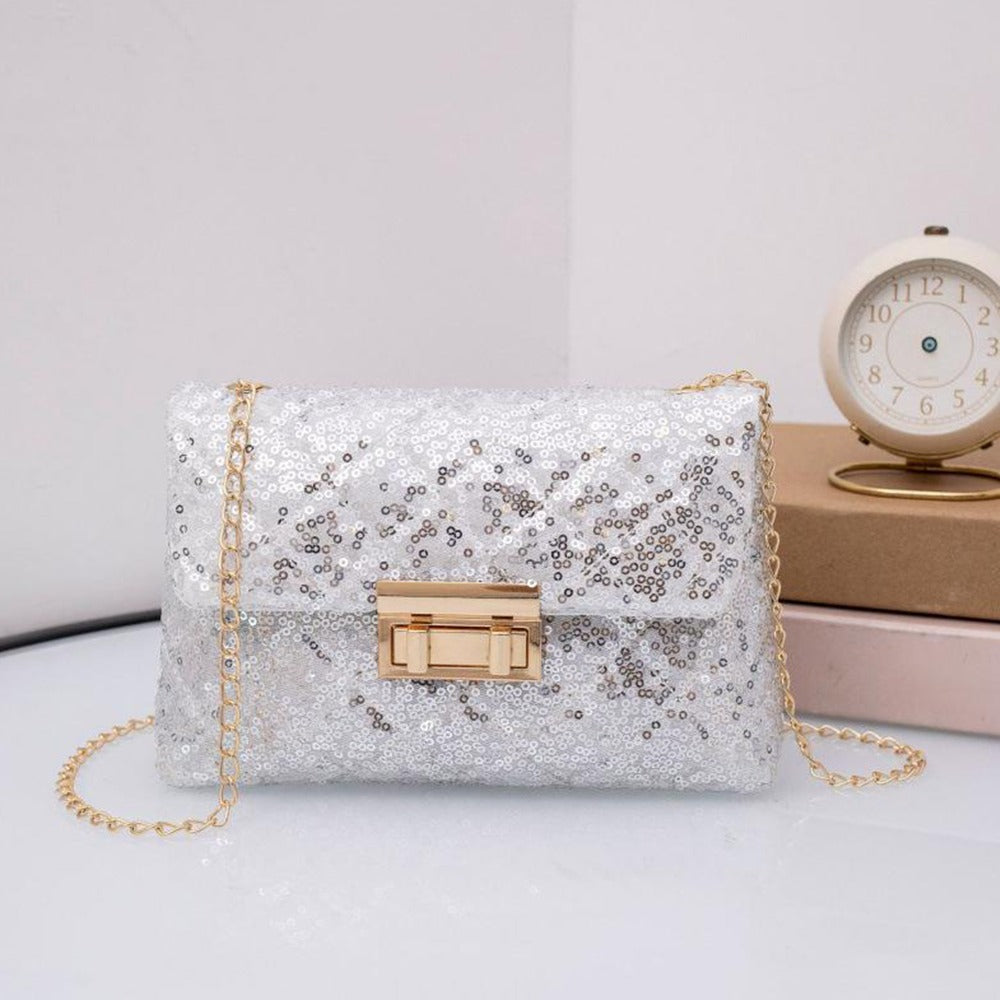 Sequin Multicolor Crossbody Hand Bag for Women