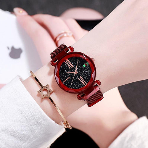 Classic Luxury Fashion Analogue Magnetic Watches for Women