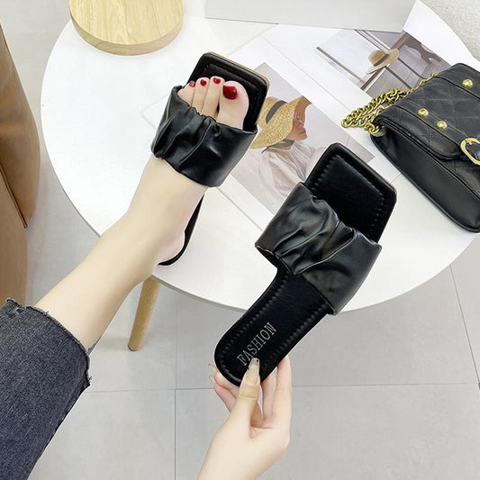 Flat Feet Casual Office Wear Slip On Sandals for Women