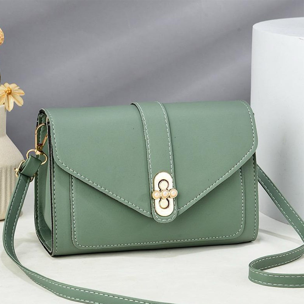Minimal Style Street Party Hand Shoulder Solid Bag for Women
