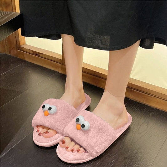 Comfy Indoor Fashion Fur Sandals for Women