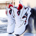 Korean Fashion Medium Cut Color Mixed Pattern Sneakers for Men