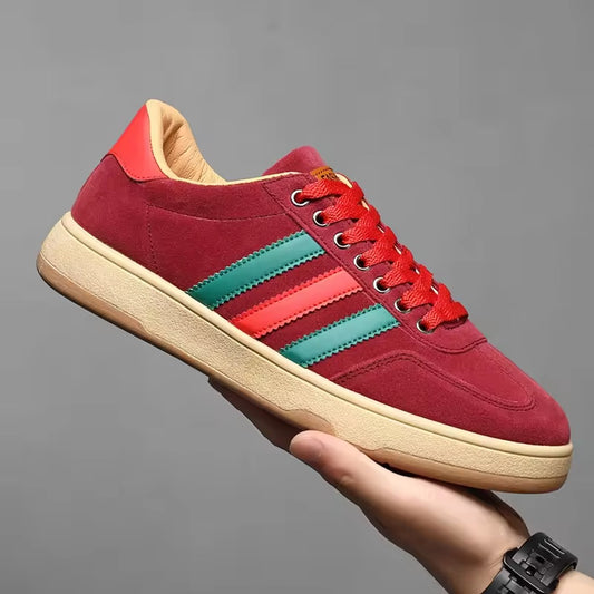 Retro Fashion Rubber Sole Flat Canvas Shoes for Men