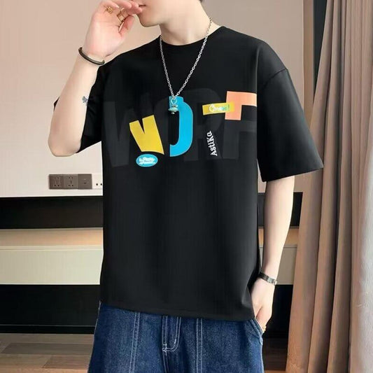 Graphics Printed Fashion Short Sleeve T-shirt for Men