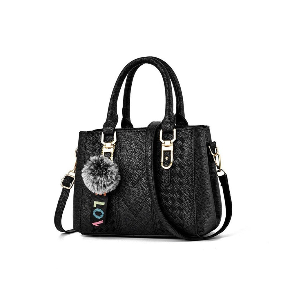 Casual Solid Fashion Faux Leather Hand  Bag for Women