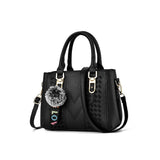 Casual Solid Fashion Faux Leather Hand  Bag for Women