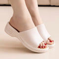 Open Toe Solid Wedge Casual Sandals for Women