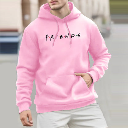 Friends Printed Pullover Full Sleeve Hoodies for Men