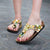 Floral Printed T-Strap Fashion Sandals for Women