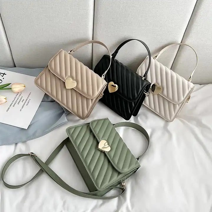 Heart Shaped Mini Hand Shoulder Crossbody Bag for Women
