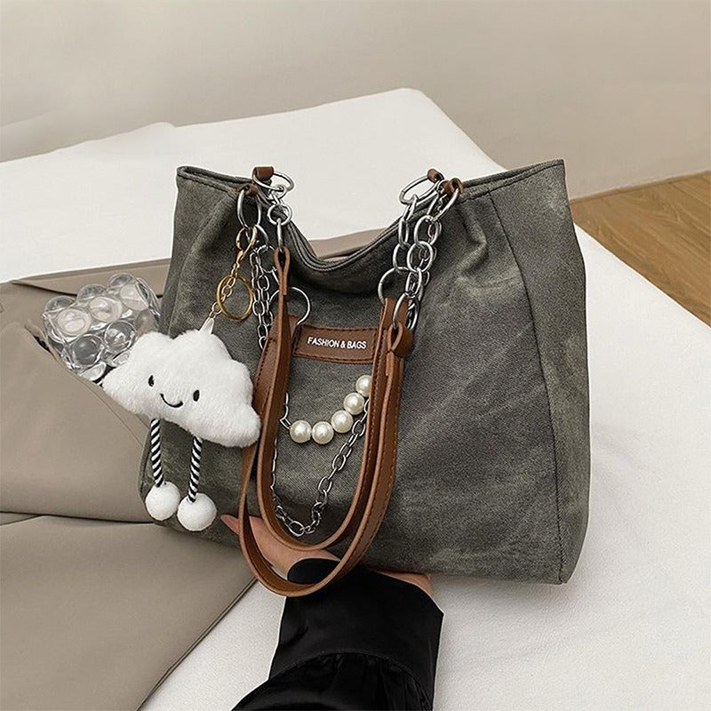 Soft Suede Stylish Tote Bag for Women