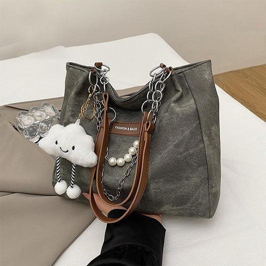 Soft Suede Stylish Tote Bag for Women
